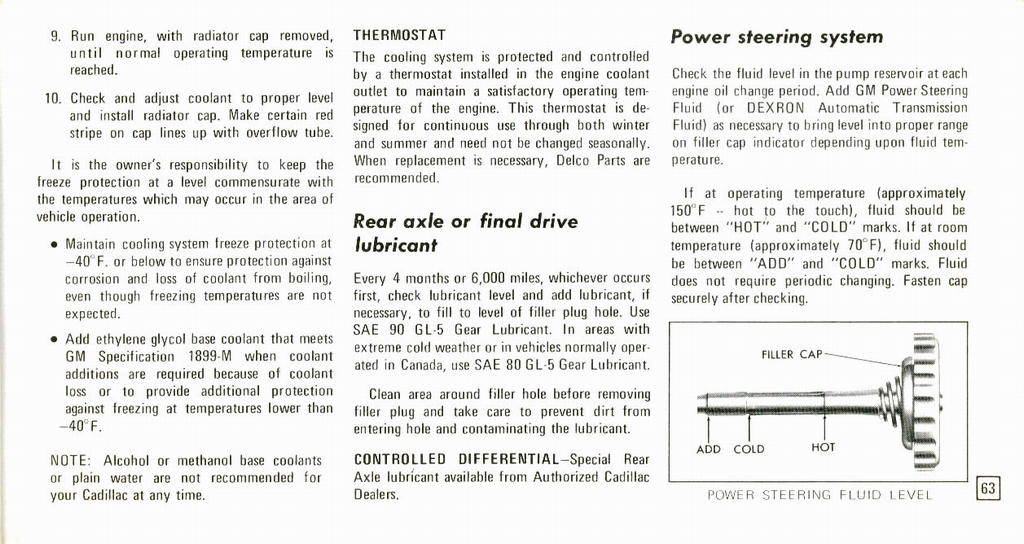1973 Cadillac Owners Manual Page 17